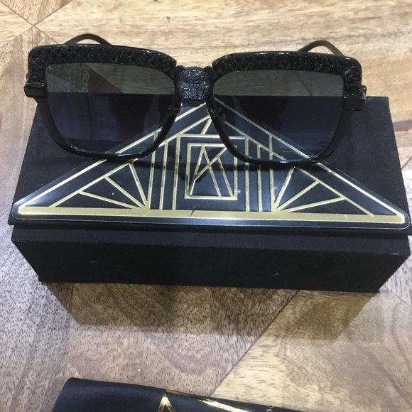 Anna-Karin Karlsson crystal Panther sunglasses New $3200.00 main image 6